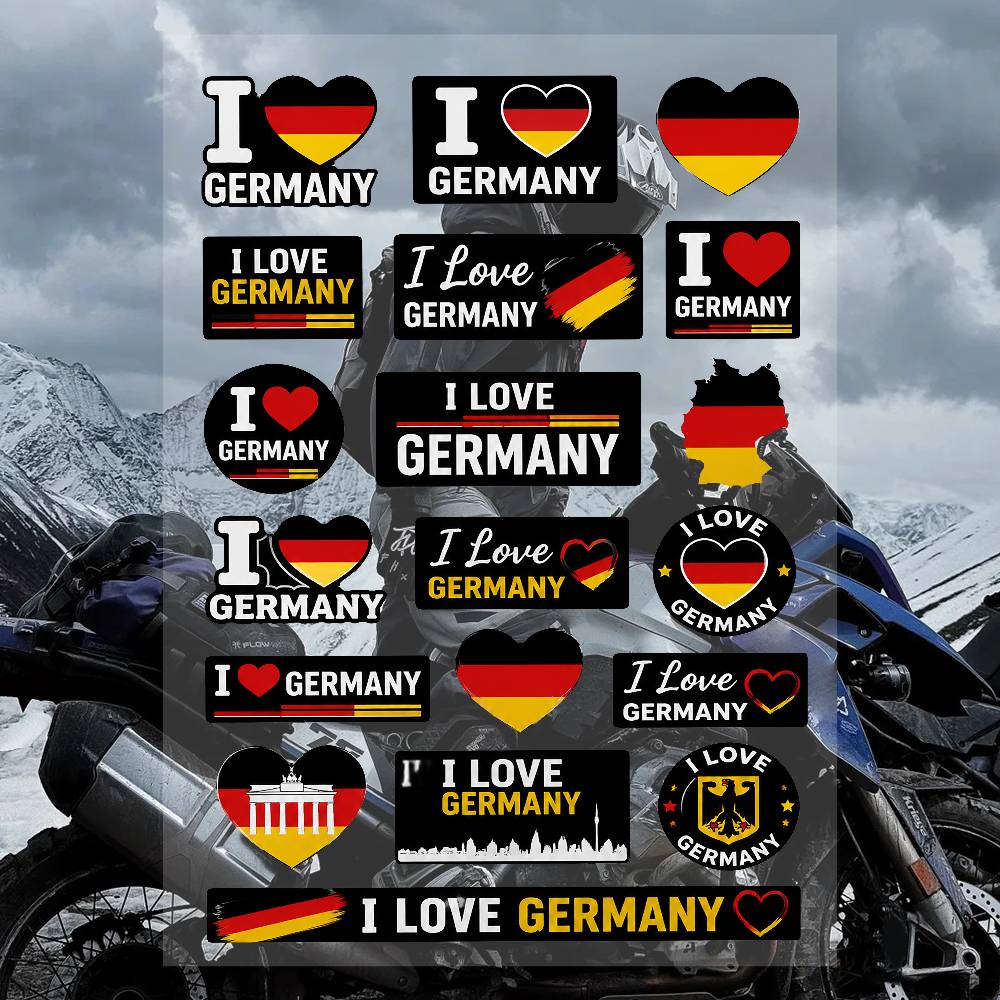 Streetwear Brand Germany - Conjunto de Adesivos da Marca A-Germany