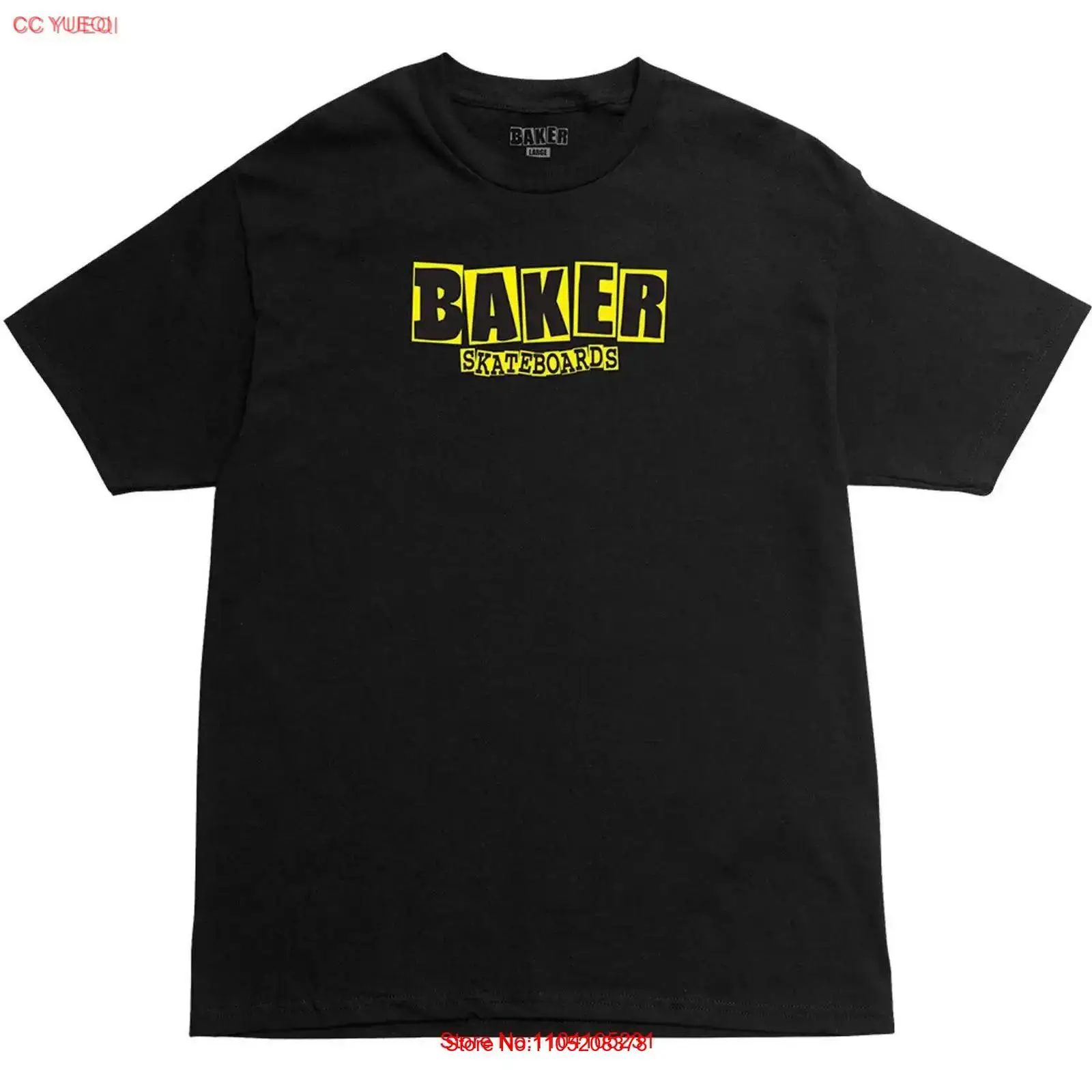 Yellow Streetwear Brand - Baker skates t camisa logotipo da
