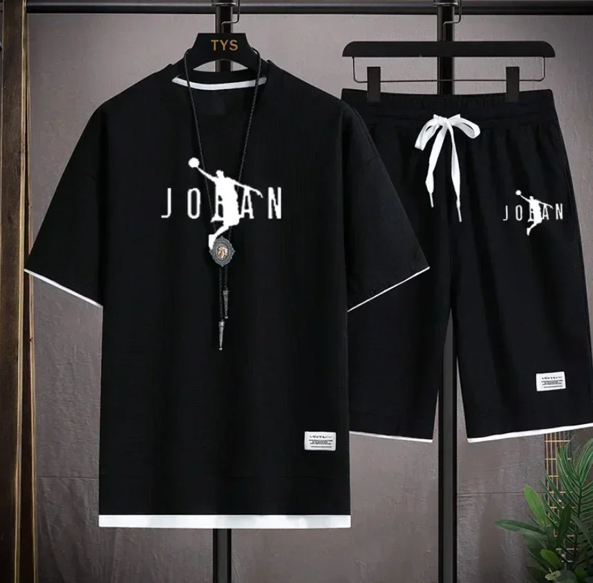 Streetwear Outfit Brand - Conjunto Masculino de Verão 2026: Camiseta