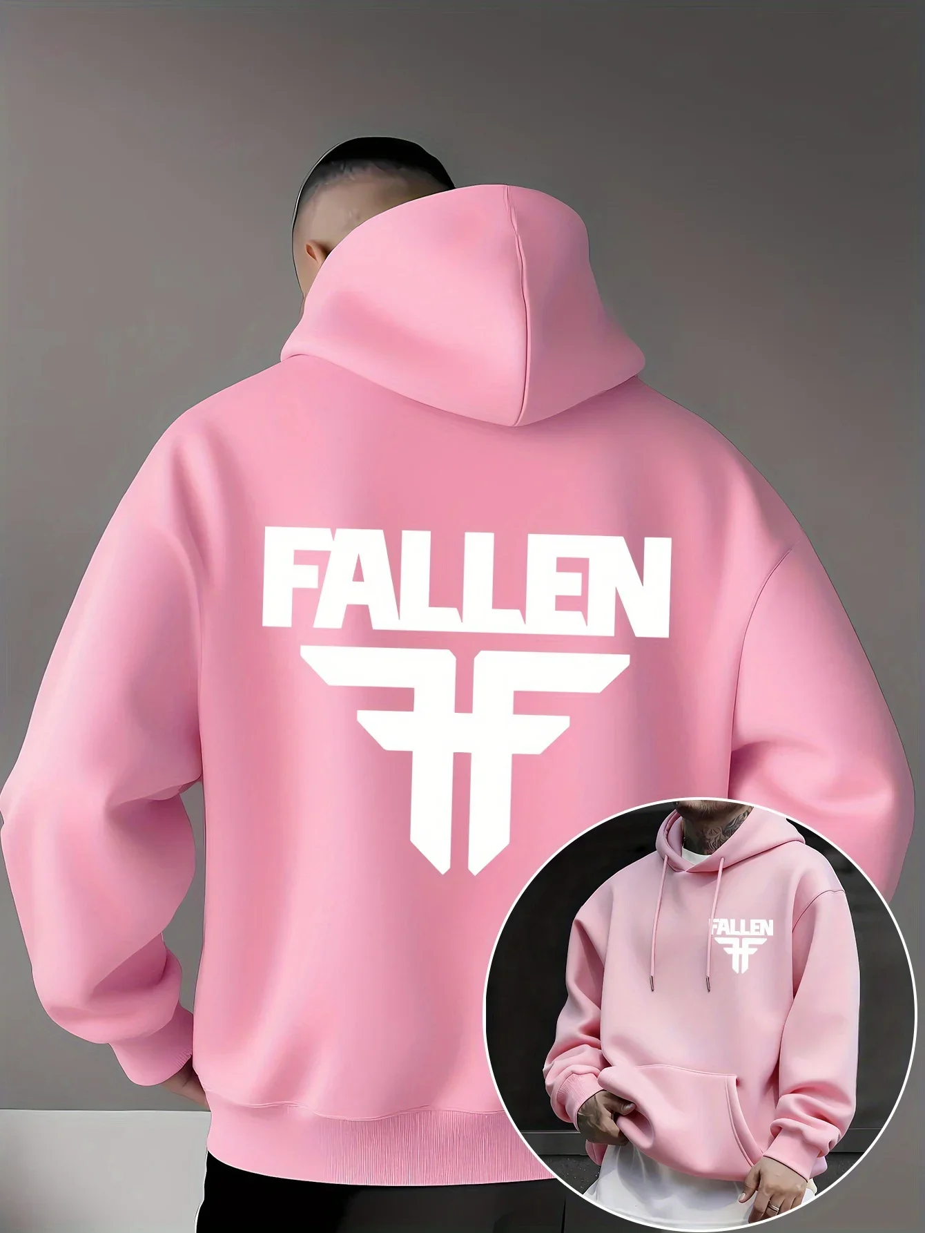 Moletom com capuz e cordão uni - Streetwear Brand Logos avaliação e preço