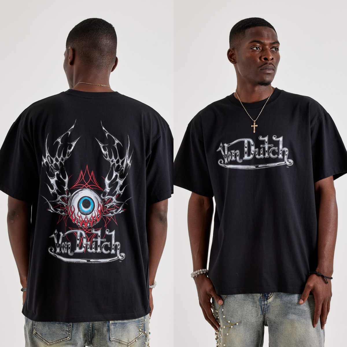 Camiseta Gráfica Clássica Von  - Streetwear Brand Logos avaliação e preço