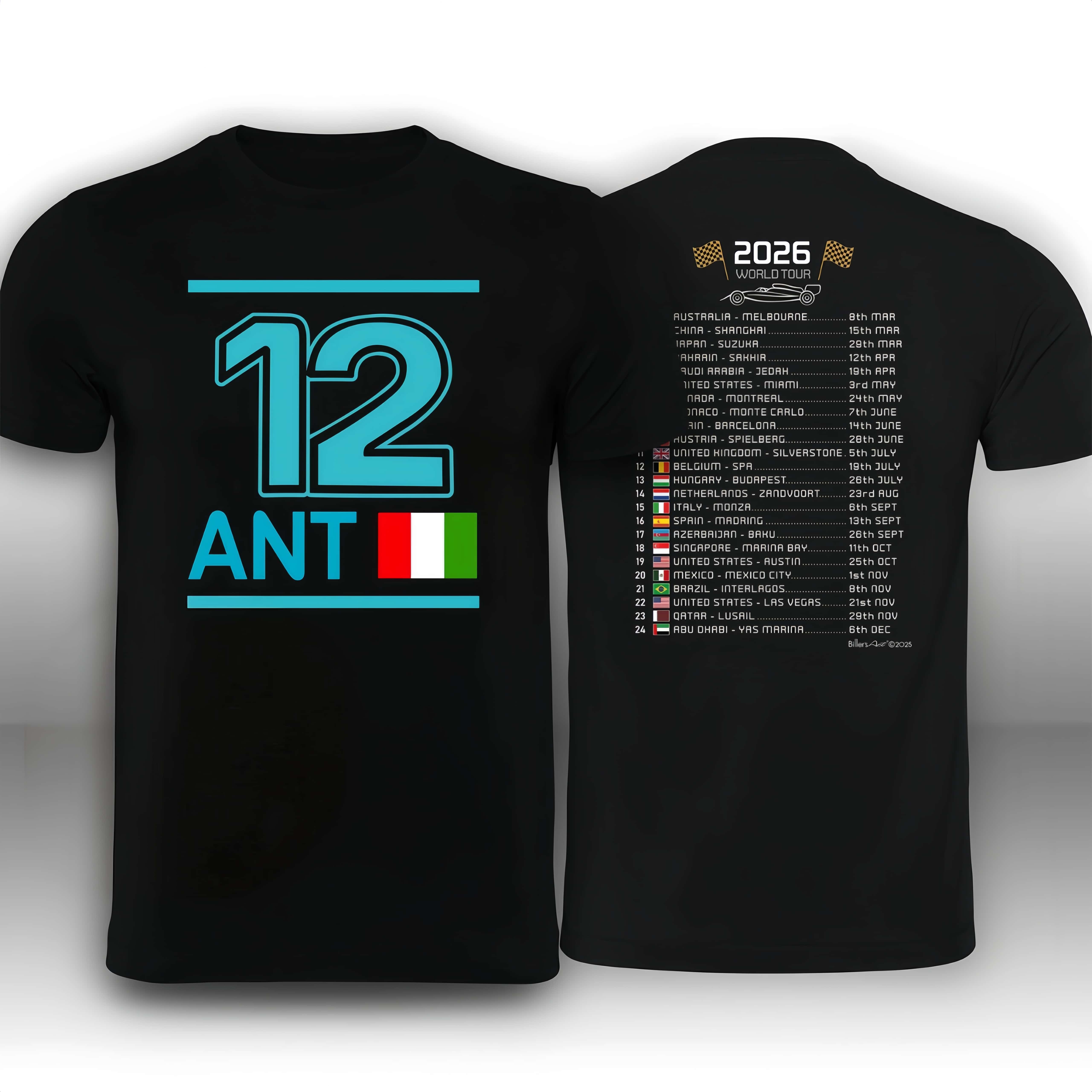Kimi Antonelli # Camiseta Over - Streetwear Brands 2026 avaliação e preço