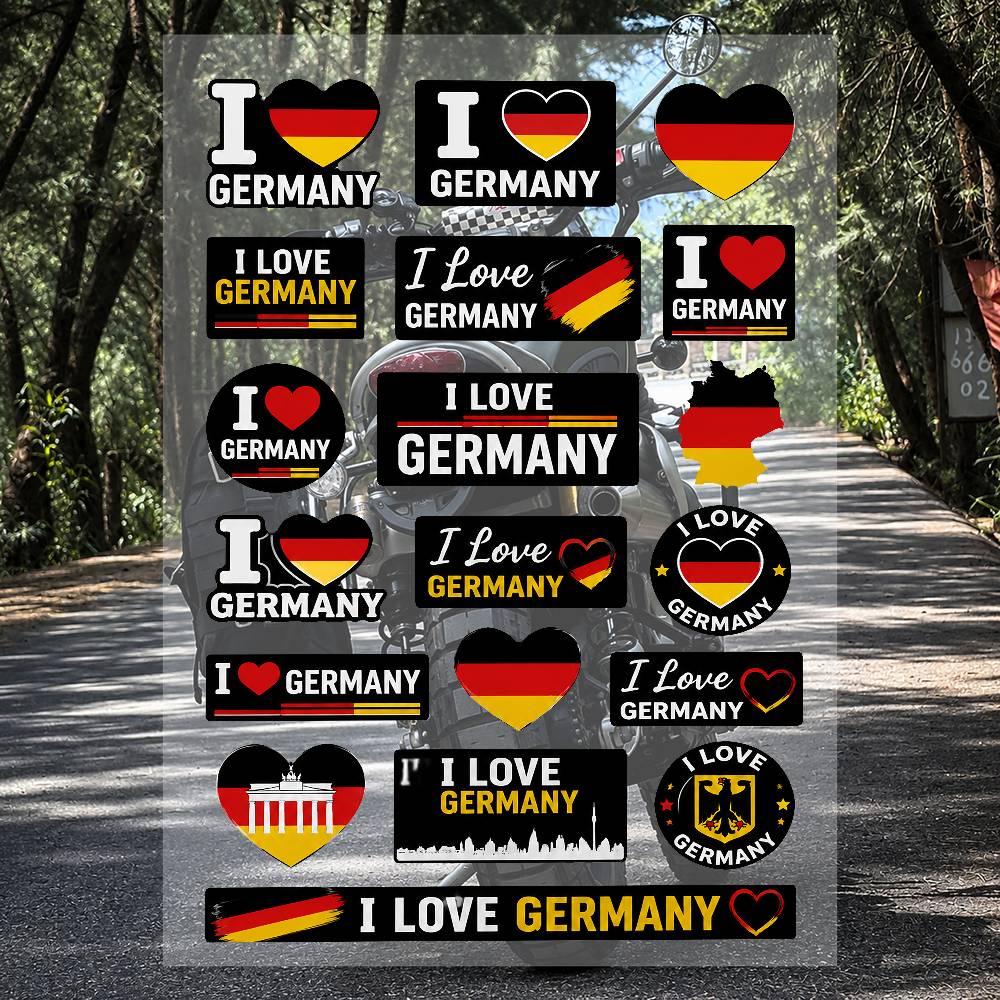 Conjunto de Adesivos da Marca  - Streetwear Brand Germany avaliação e preço