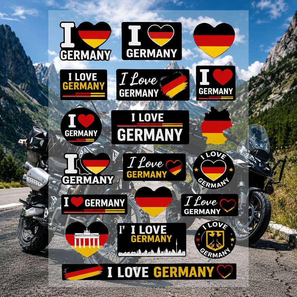 Conjunto de Adesivos da Marca  - Streetwear Brand Germany avaliação e preço