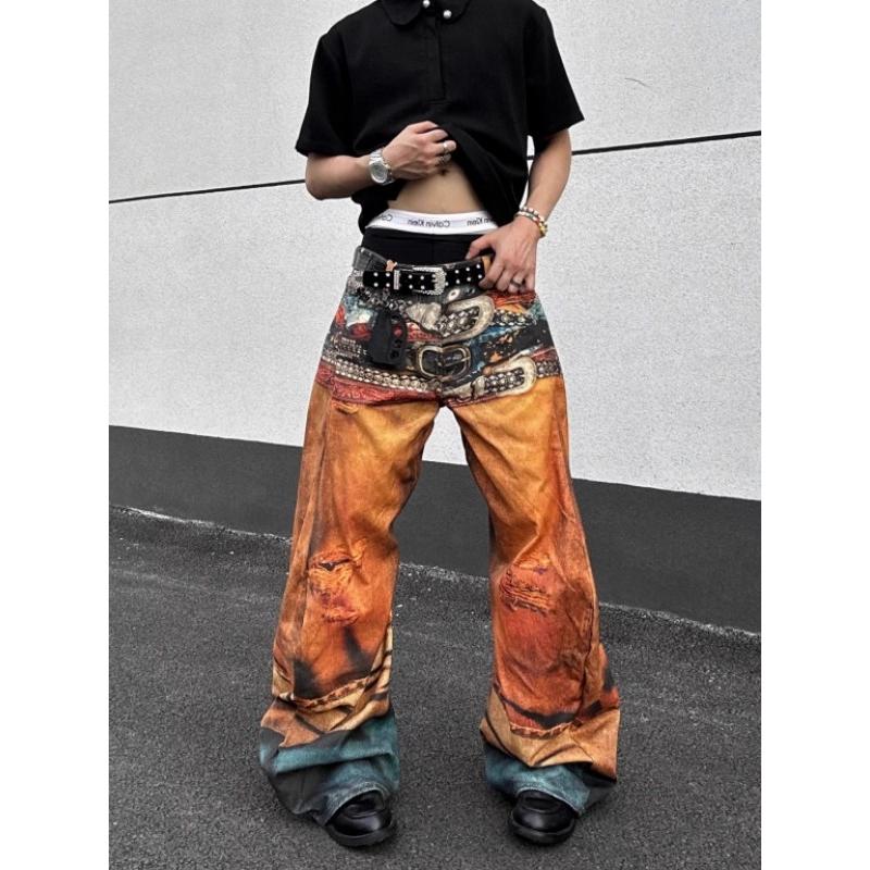 Calça Jeans Masculina Amarela  - Yellow Streetwear Brand avaliação e preço