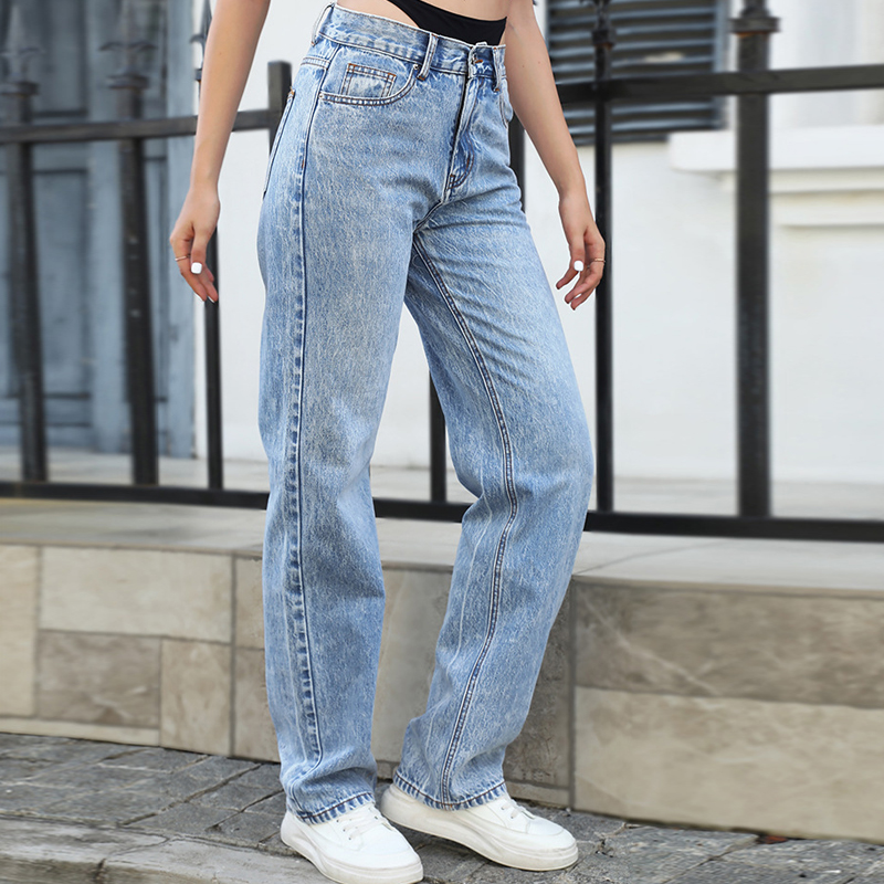 Falso duas peças costura jeans - Streetwear Outfit Brand avaliação e preço